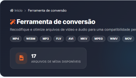 Prepare seus vídeos para transmitir