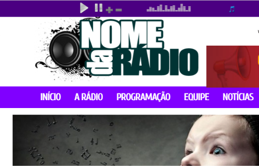 Site para Web Rádio